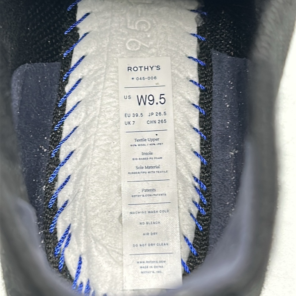 Rothy’s The Merino Ankle Boot in Onyx Black - Picture 9 of 9